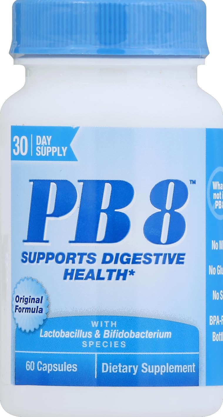 Nutrition Now Pb8 Acidophilus Veg 60-count probiotic bottle