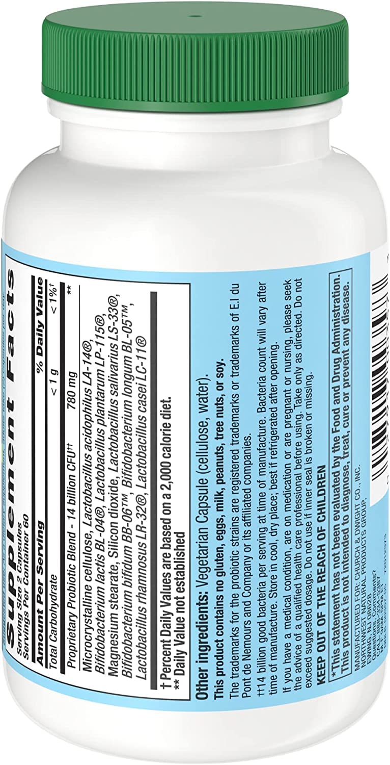 Nutrition Now PB8 capsules closeup displays vegetarian capsules designed for daily gut balance.