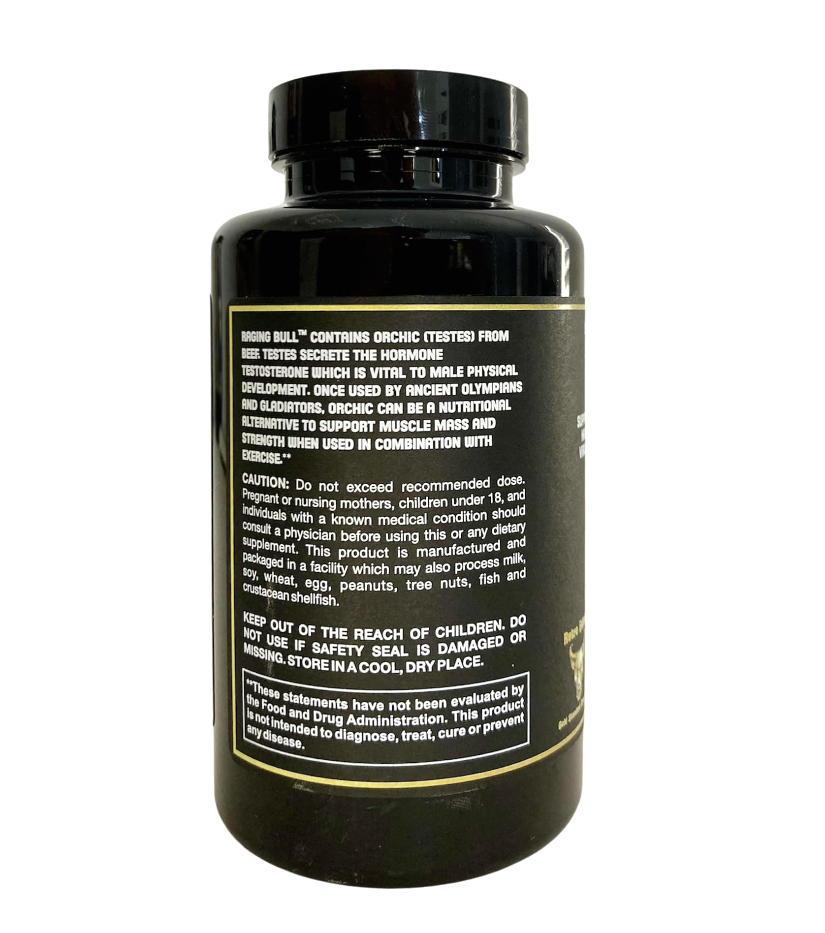 Nutrition facts and ingredients for Mega Orchic