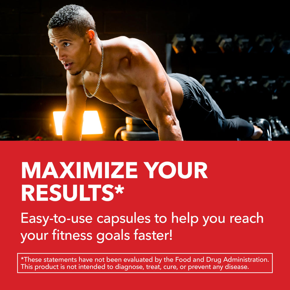 Nutrition facts panel for the supplement
