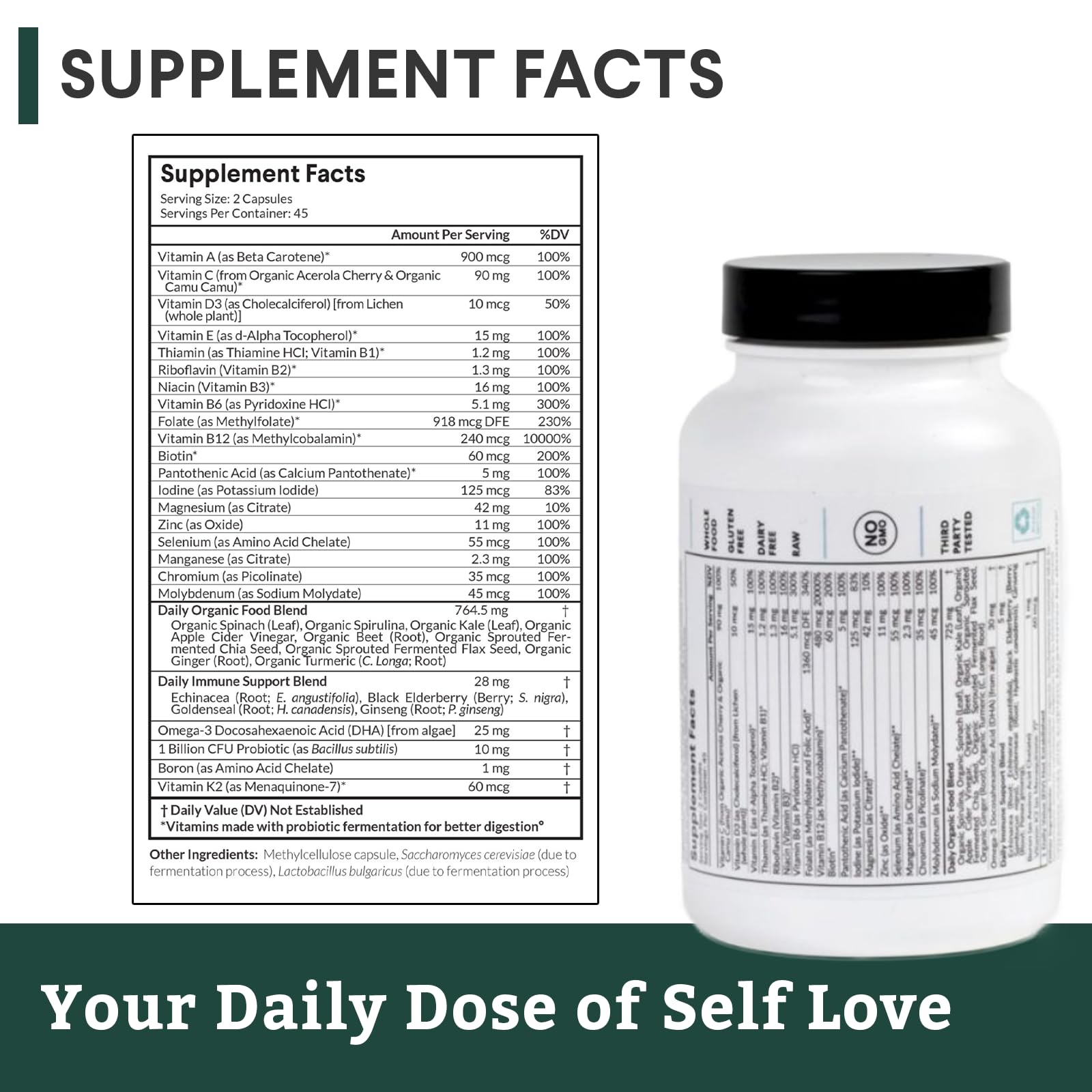 Daily energy support from Multivitamin+