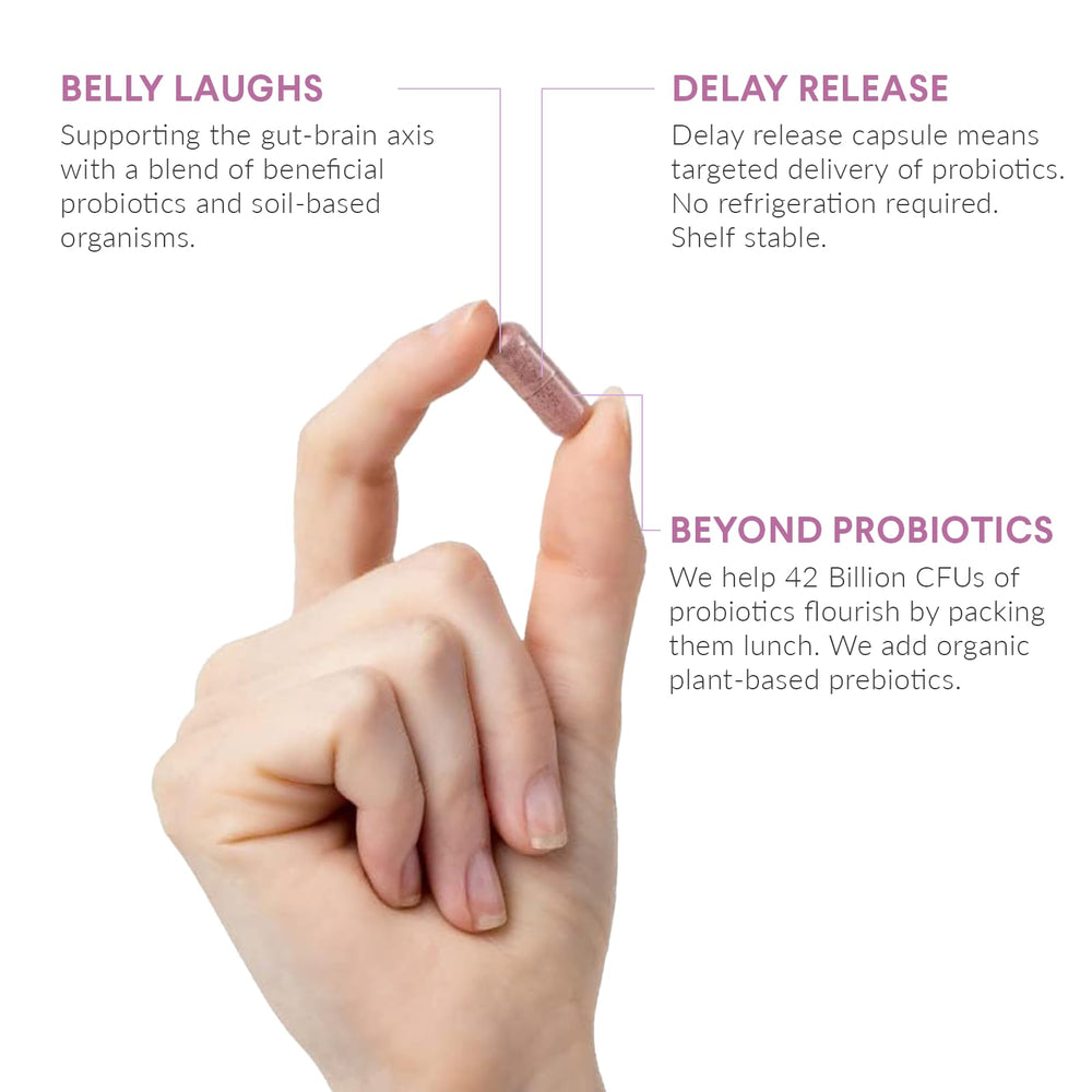 Delayed-release capsule for gut delivery