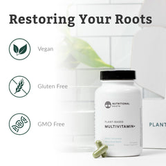 Fermented vitamins and probiotics concept