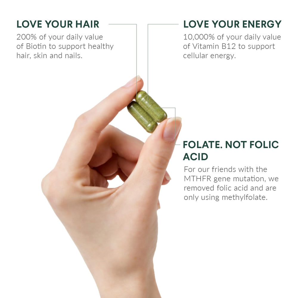 Organic vegetables and herbs used in Multivitamin+
