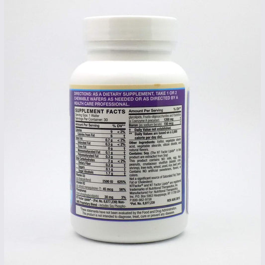 Close-up of Nutritional Therapeutics D3/K2 Vanilla wafers