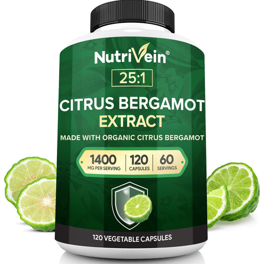 Nutrivein Citrus Bergamot 1400 mg bottle – hero image