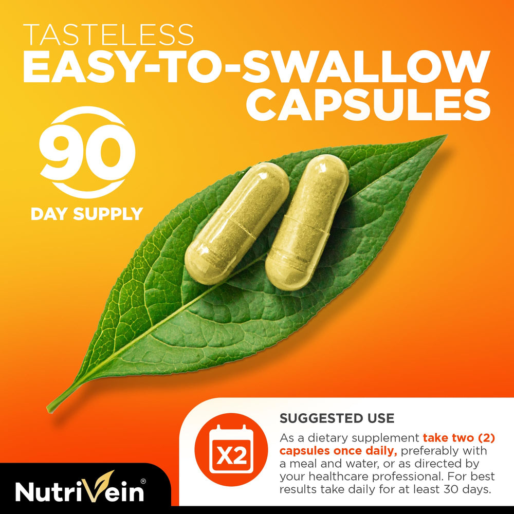 Back view of Nutrivein Liposomal Vitamin C bottle with label