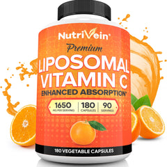 Hero image of Nutrivein Liposomal Vitamin C 1650mg bottle