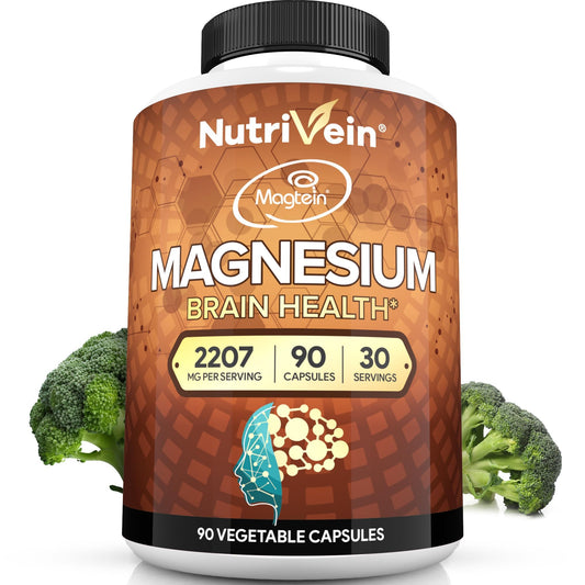 Nutrivein Magtein Magnesium L-Threonate bottle hero image