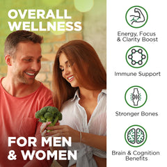 Label showing daily nutrient doses for Nutrivein multivitamin