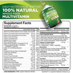 Close-up of real fruits and vegetables used in Nutrivein multivitamin