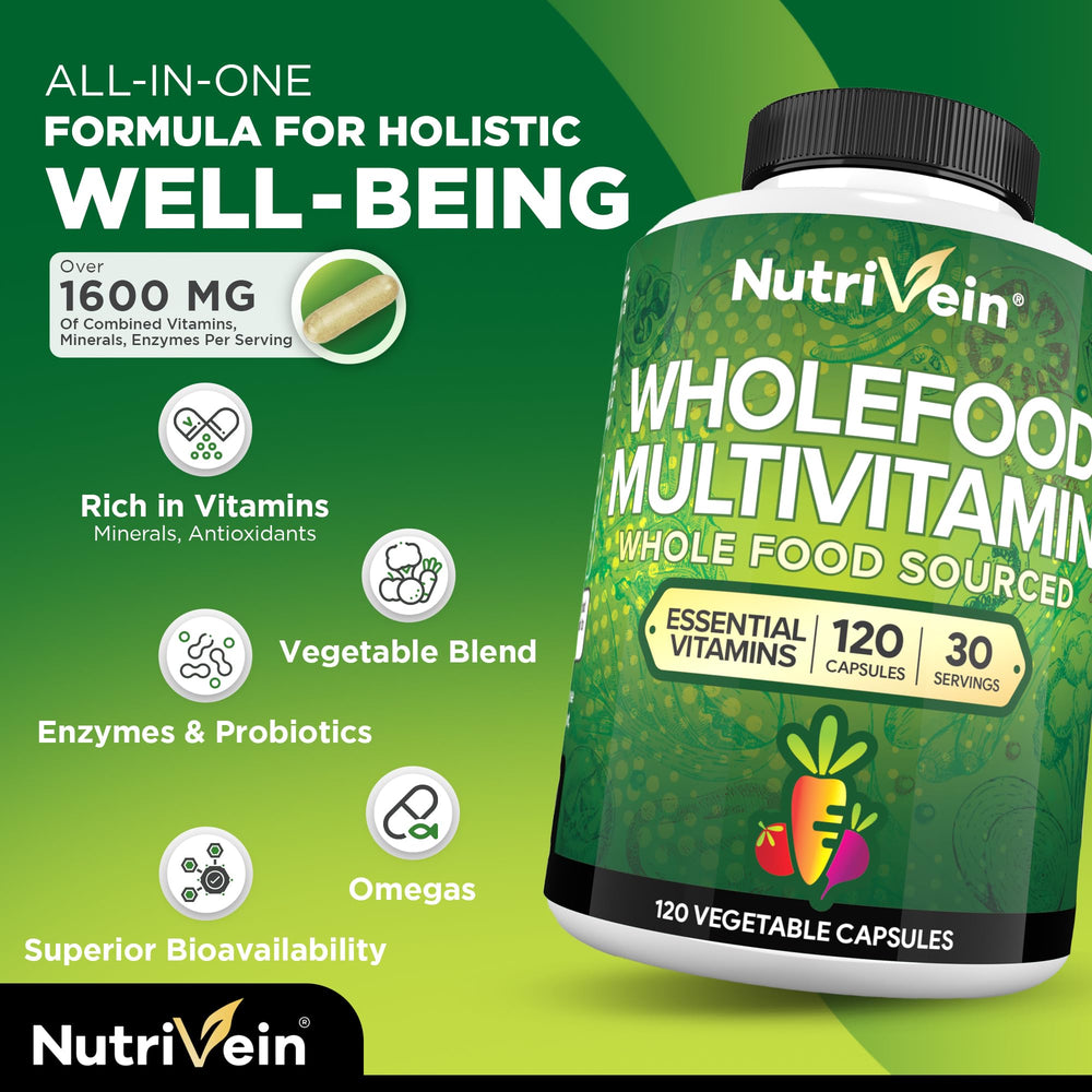 Probiotic and enzyme blend for digestion in Nutrivein multivitamin