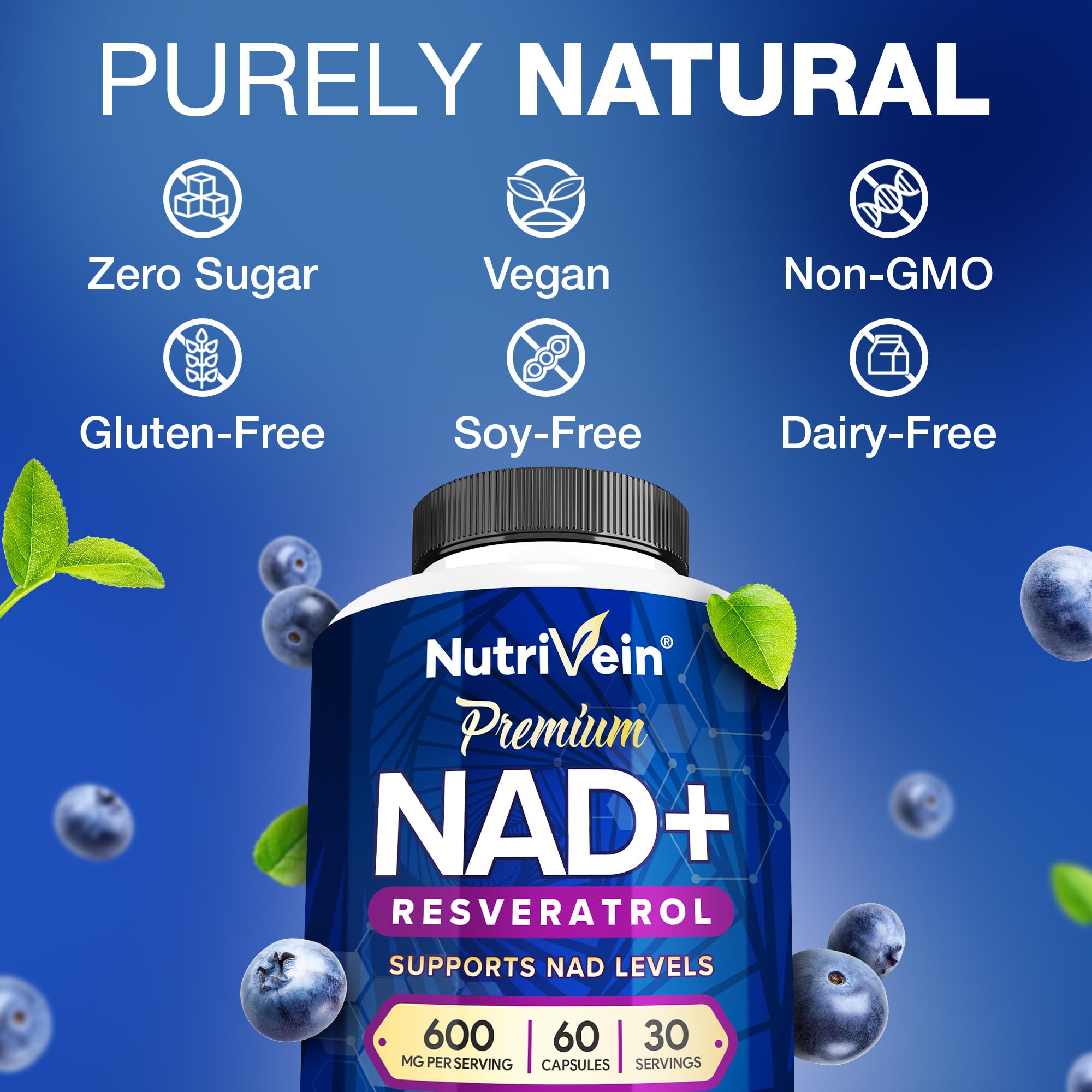 Serving size and capsule count on nutrition label