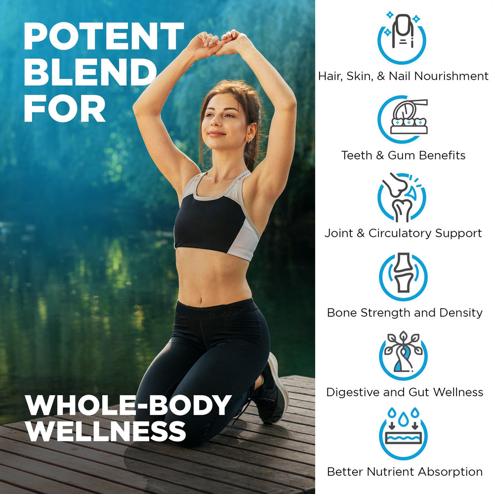 Ingredients overview of grass-fed bone broth collagen