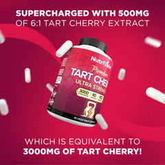 Tart Cherry Capsules emphasizing mobility support and uric acid effects