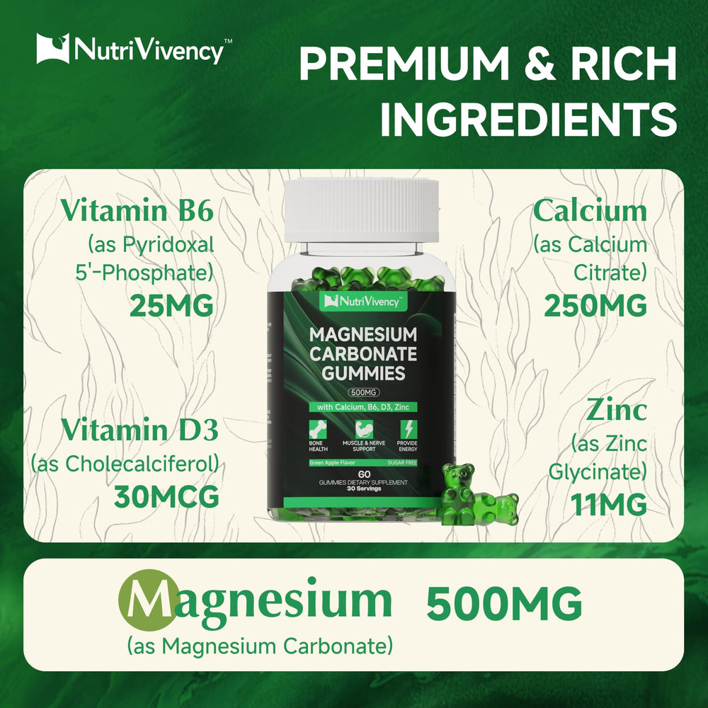 NutriVivency label nutritional panel clear view showing ingredient transparency benefit