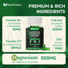 NutriVivency label nutritional panel clear view showing ingredient transparency benefit