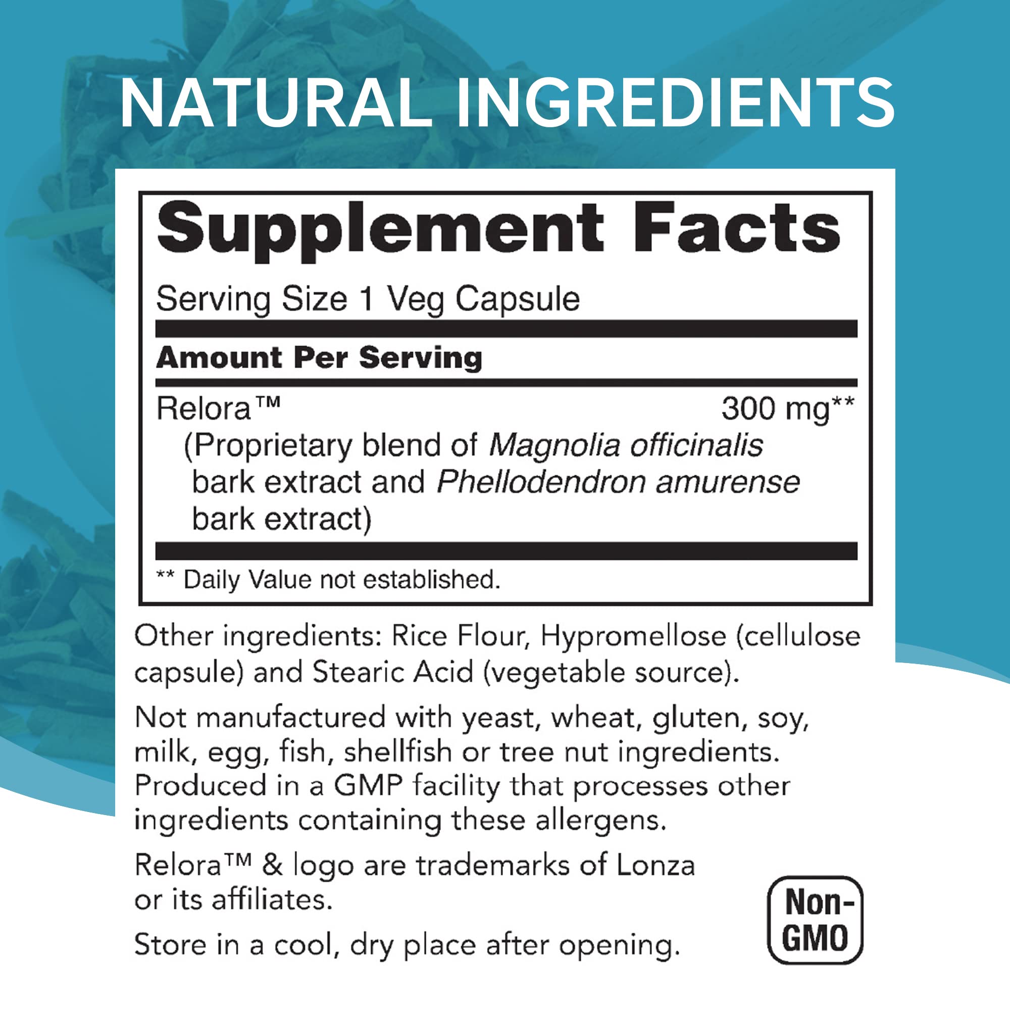 NutriWorth Relora bottle showing 60 servings