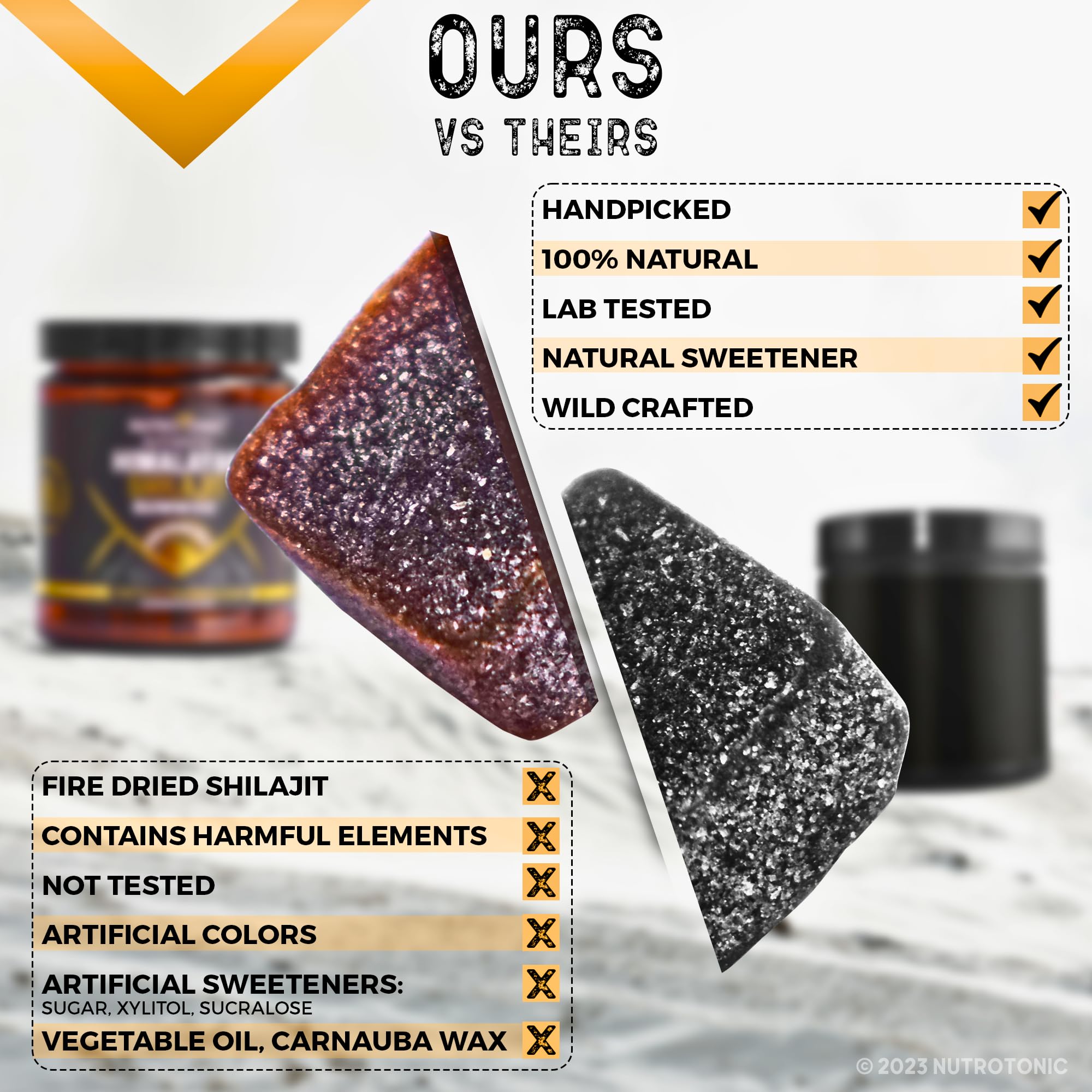 Serving suggestion: one to two gummies with water