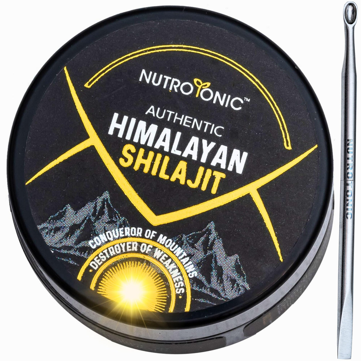 NutroTonic Himalayan Shilajit resin 5g jar – front view