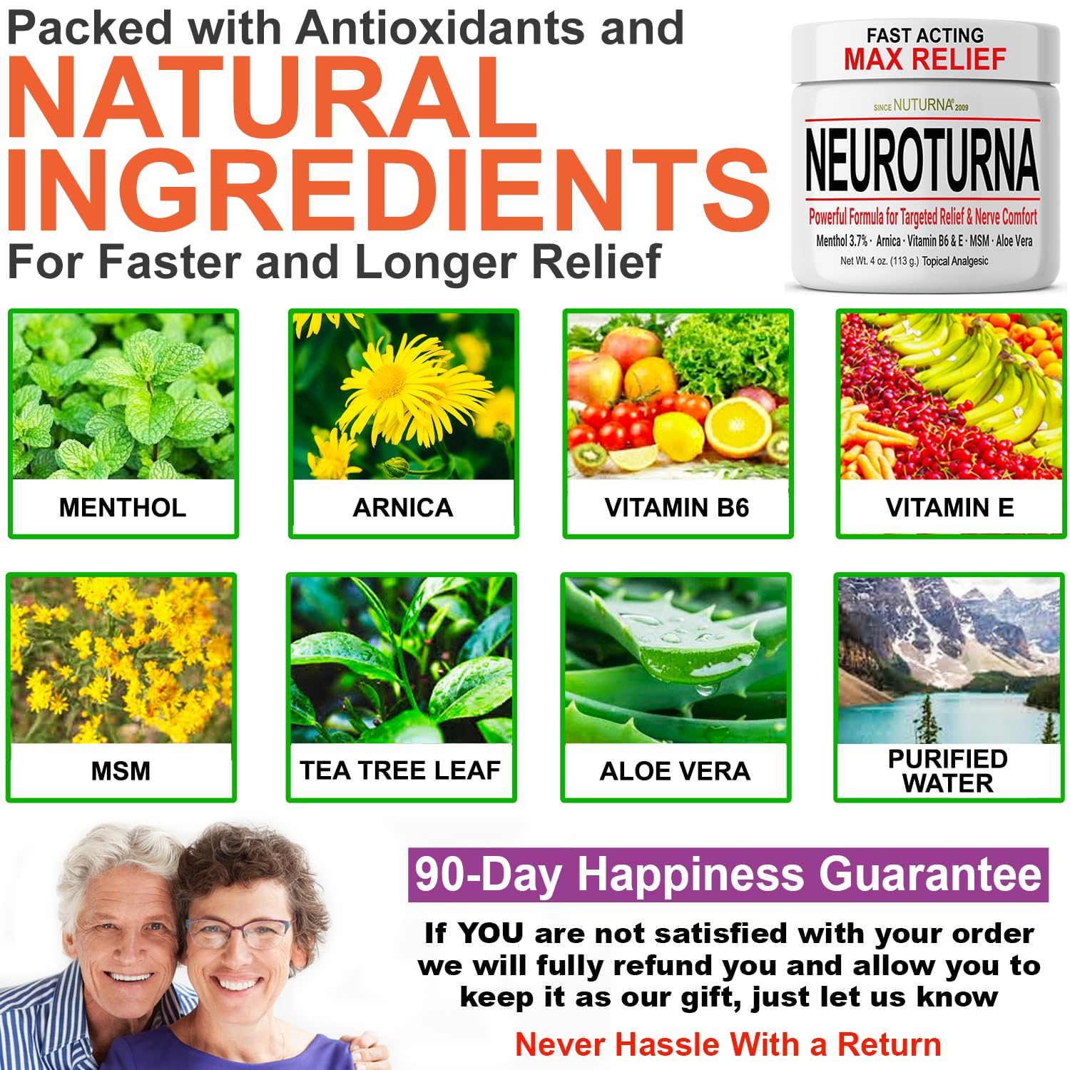 Nuturna Neuropathy Nerve Relief Cream texture non-greasy supports quick absorption.