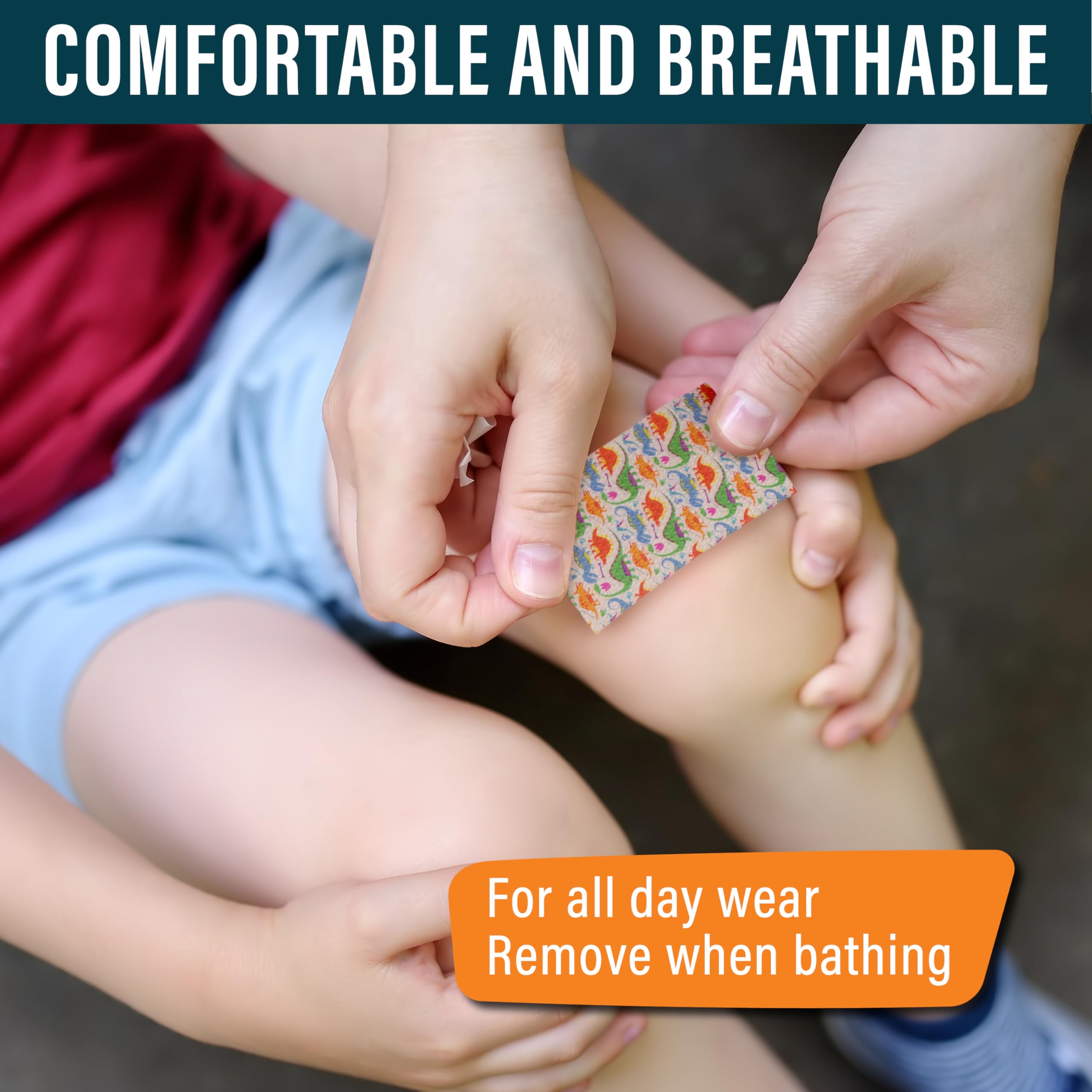 NUVADERMIS scar tape application-steps show simple use for busy parents