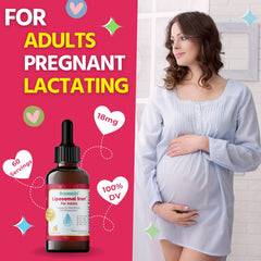 Vegan, non-GMO iron supplement bottle