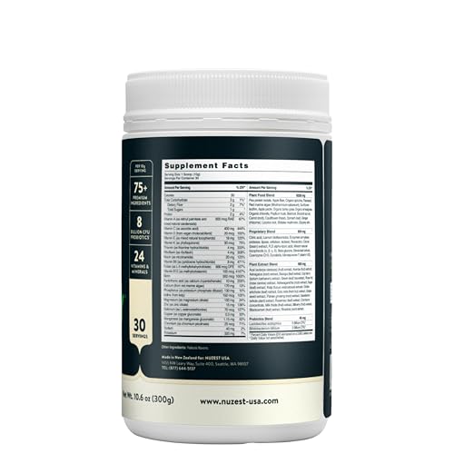 Probiotic strains and ingredients in Good Green Vitality formula