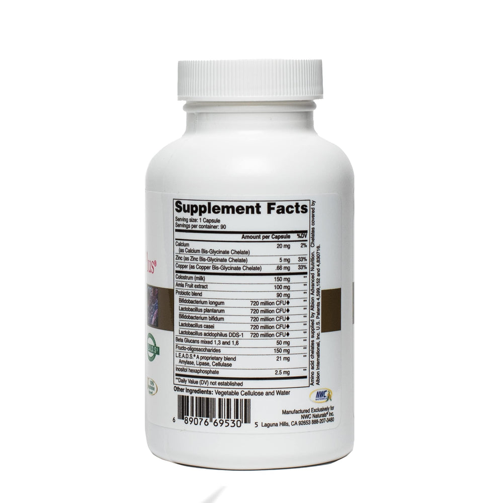 Probiotics Plus ingredients including immune-support nutrients
