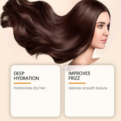 NwxuNt Heat Protectant Gloss Drops shield hair during styling.