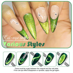 NXJ INFILILA gel polish application brush demonstrates easy two-layer coverage.