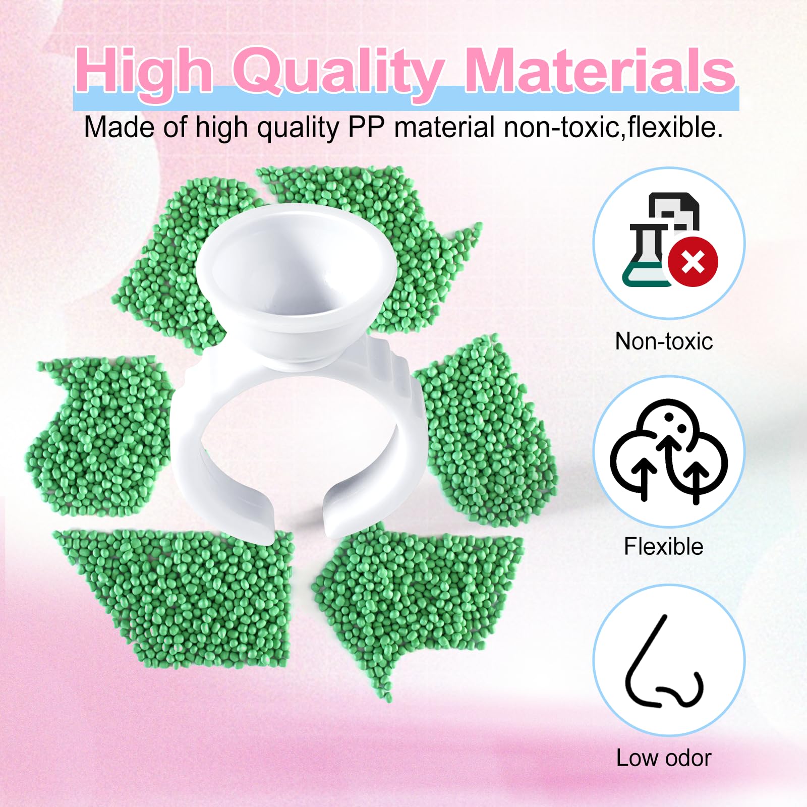 NXJ INFILILA disposable glue rings simplifying quick cleanup after sessions