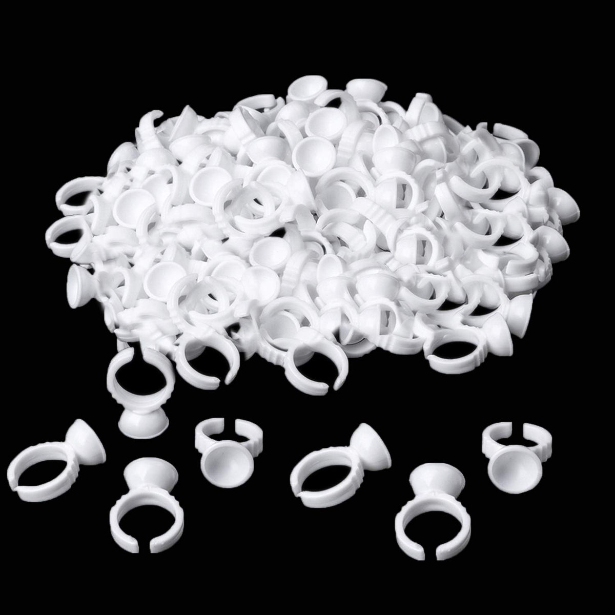 NXJ INFILILA glue rings packaged for bulk lash studio use, ready to operate