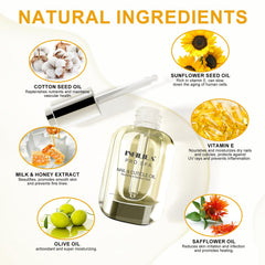 NXJ INFILILA bottle highlights milk and honey blend for nail care.