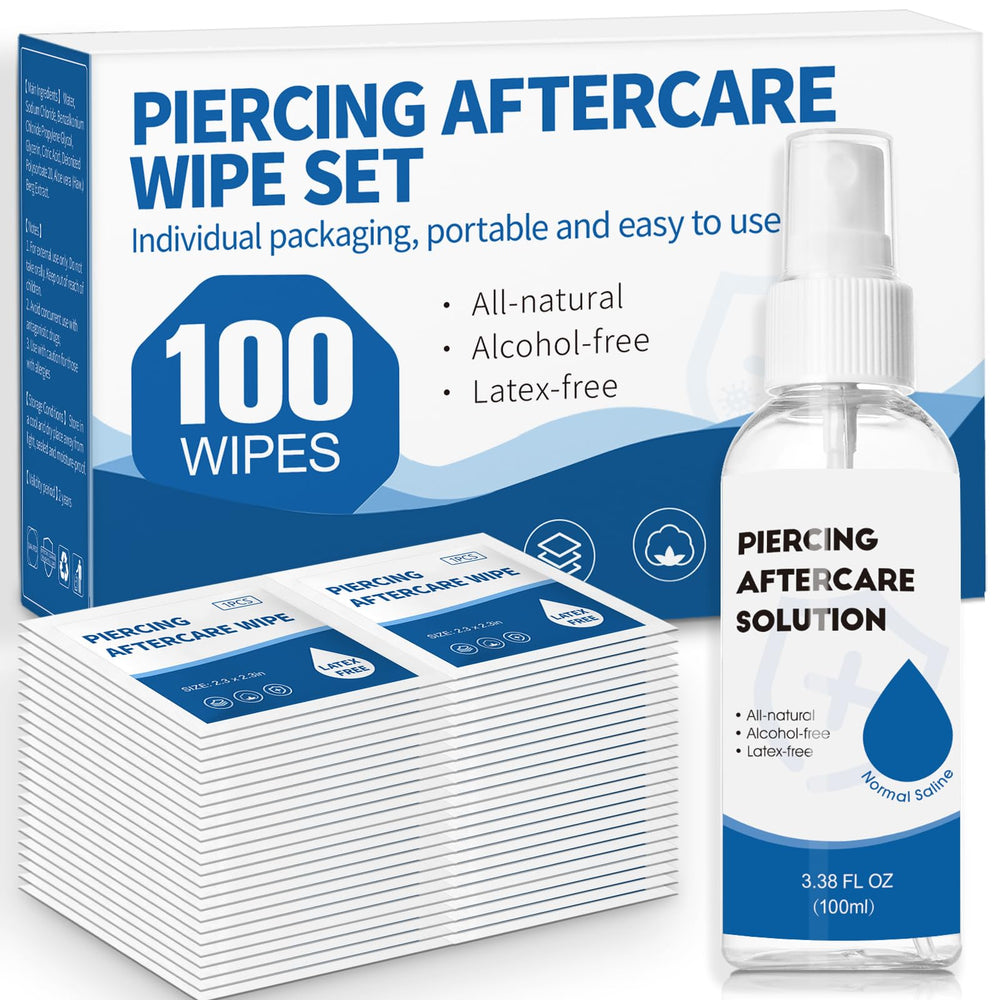 NXPPYY piercing aftercare spray bottle for gentle cleansing and soothing.