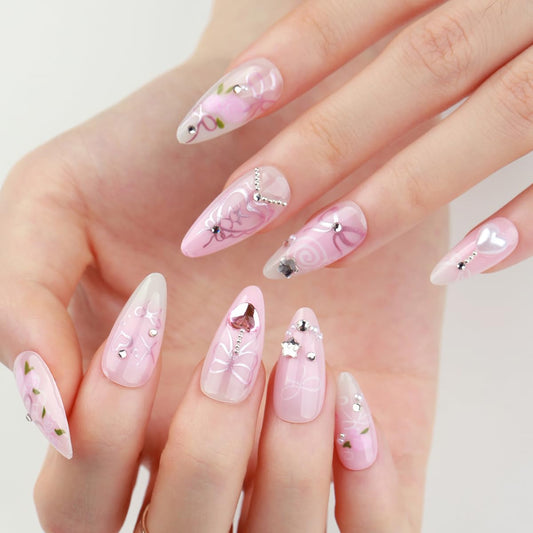 Nxtpz glossy full-cover nails providing salon-like shine