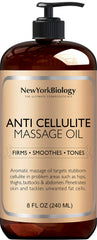 8 oz bottle of New York Biology Anti Cellulite Massage Oil
