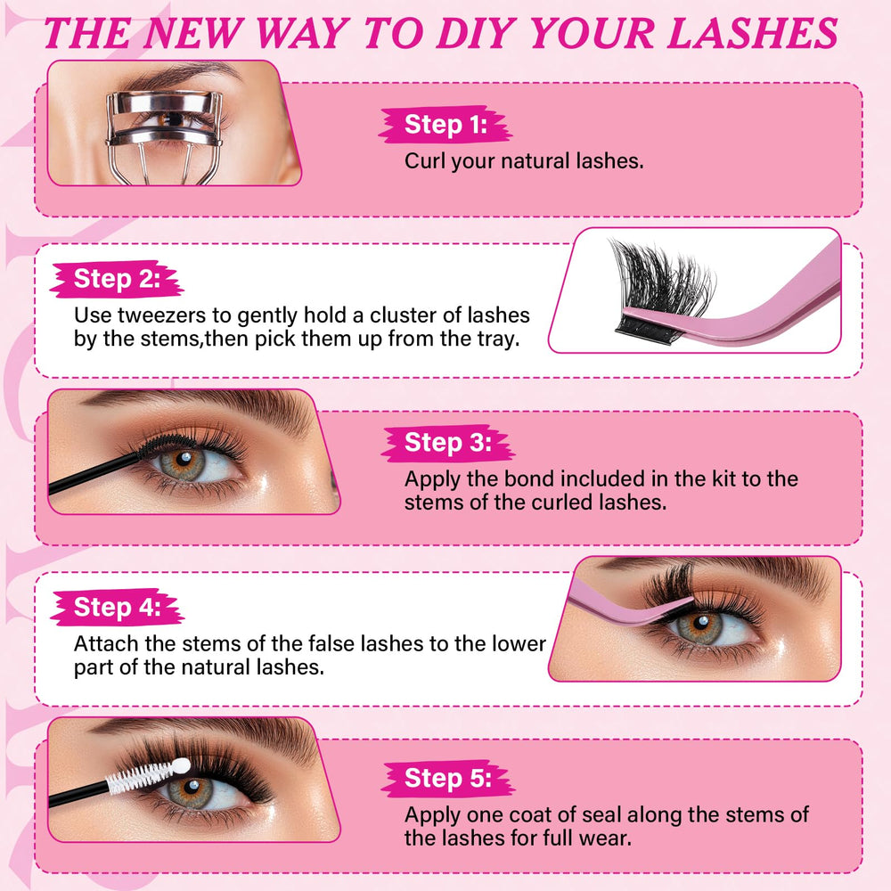 NYCAAR beginner-friendly lashes application for easy at-home lashes