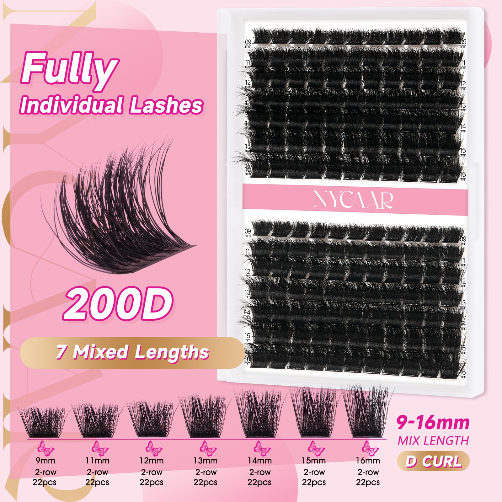 NYCAAR faux mink fibers offer soft, lightweight wear