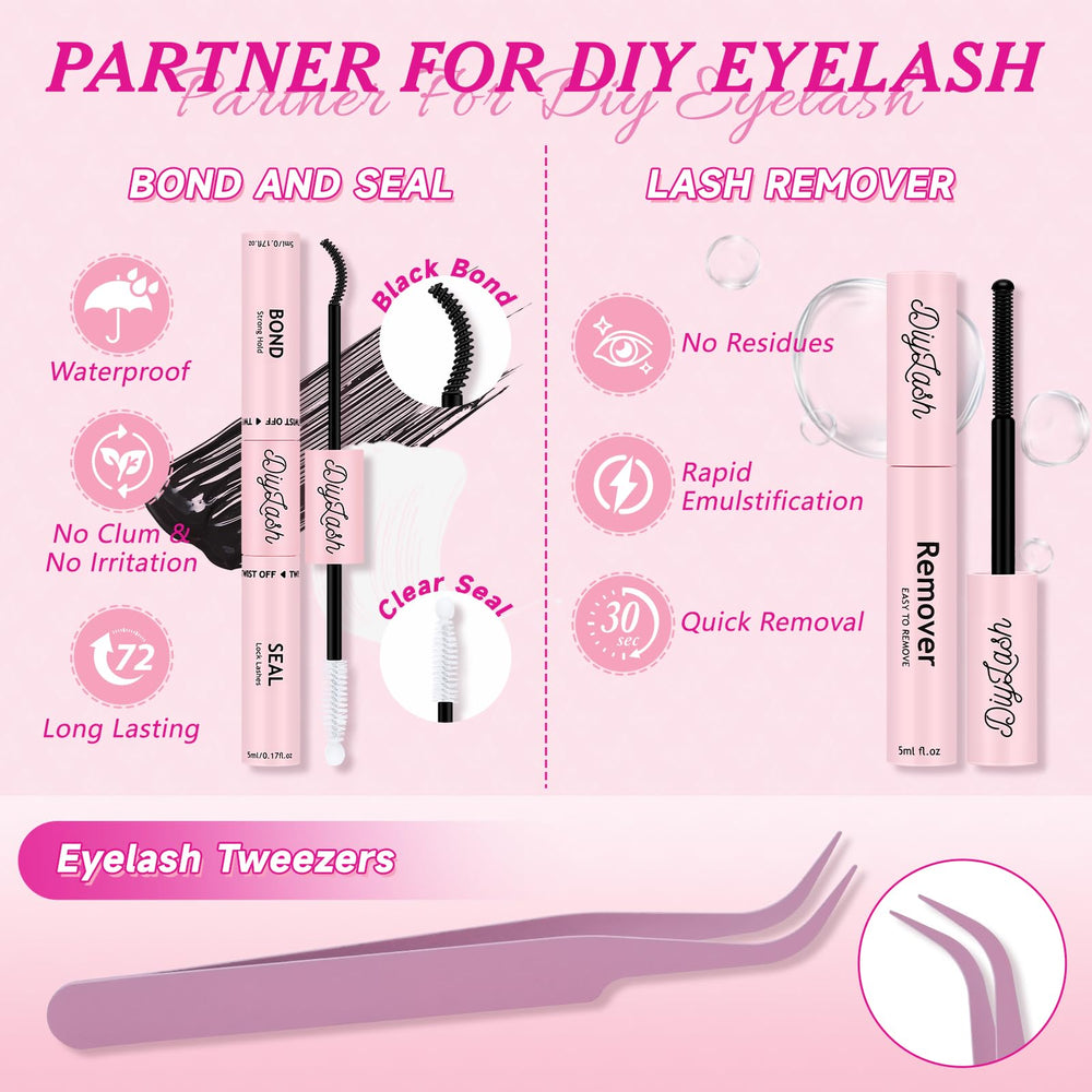 NYCAAR strong-hold lash glue and gentle remover for easy removal