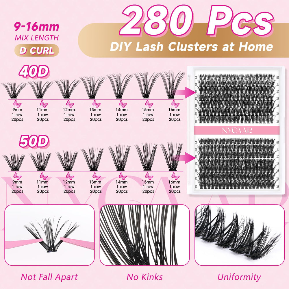 NYCAAR lash remover for clean, residue-free style changes.