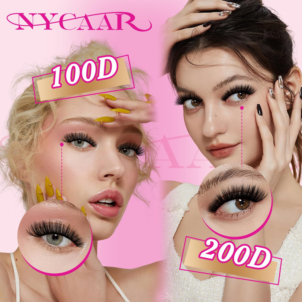 NYCAAR mix-length clusters 9–16mm for natural to glam eye styling