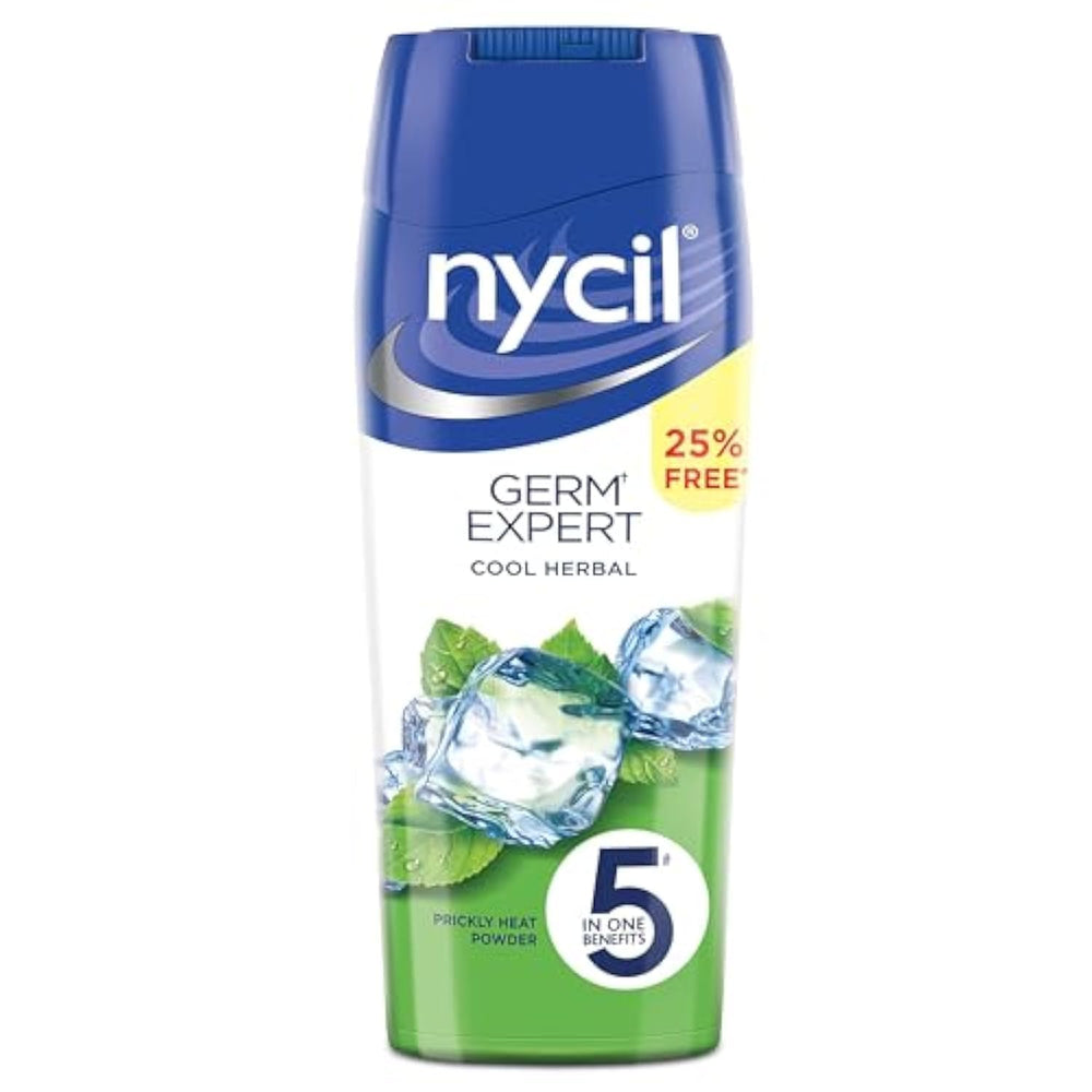 Nycil Cool Herbal Prickly Heat Powder 150g – front image