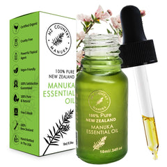 Bottle of NZ Country Manuka Oil with label