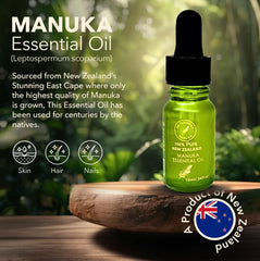 Manuka Oil used for nails, skin and hair care