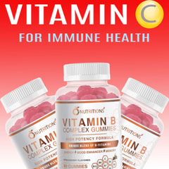 Nutrition facts panel of the O NUTRITIONS gummies packaging