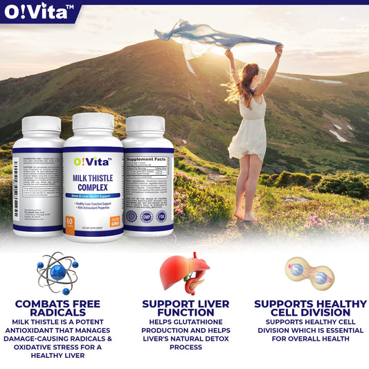 O!VITA Milk Thistle Complex bottle