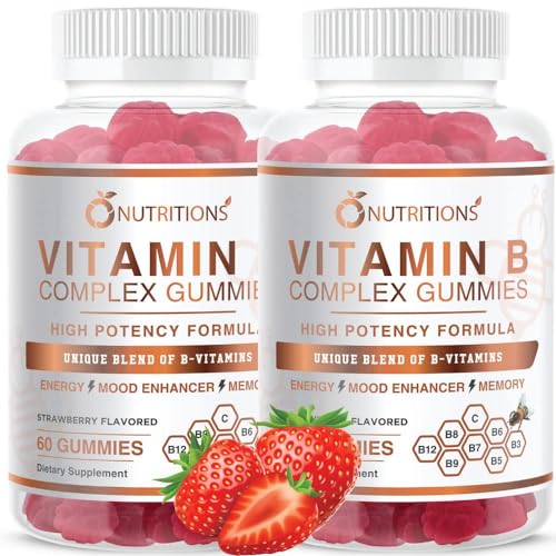 O NUTRITIONS Vitamin B Complex Vegan Gummies bottle front
