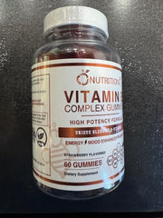 Close-up of O NUTRITIONS B-Complex Vegan Gummies