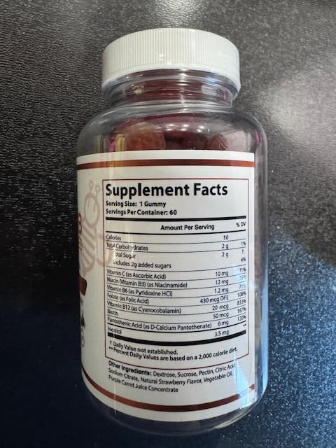 Vegan friendly B-Complex gummies from O NUTRITIONS